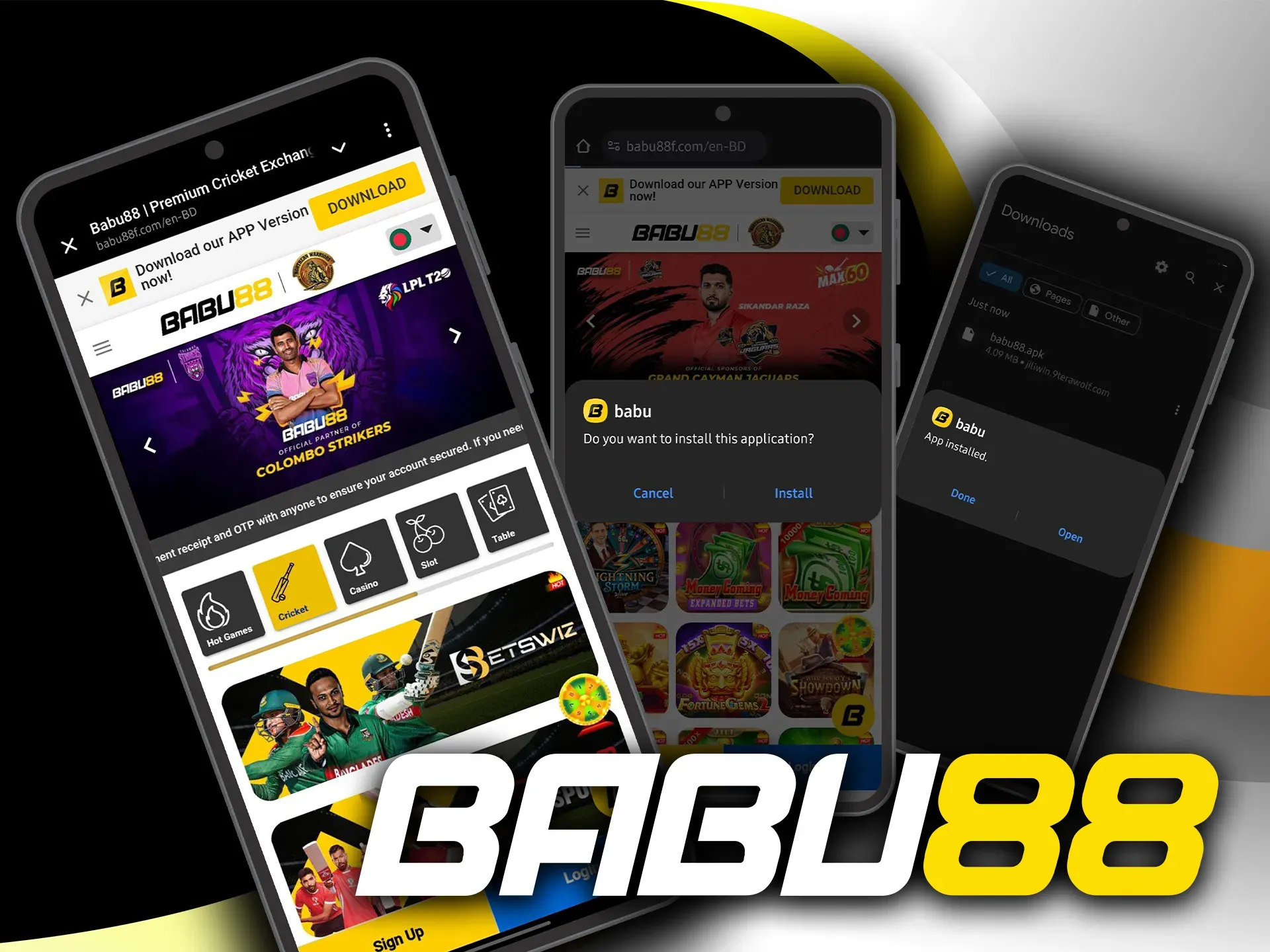 Installing the Babu88 app takes only a few simple steps.