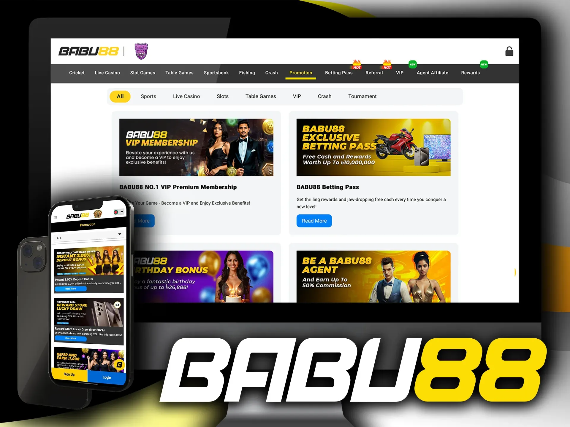 Babu88 bonuses enhance the pleasure of gambling.