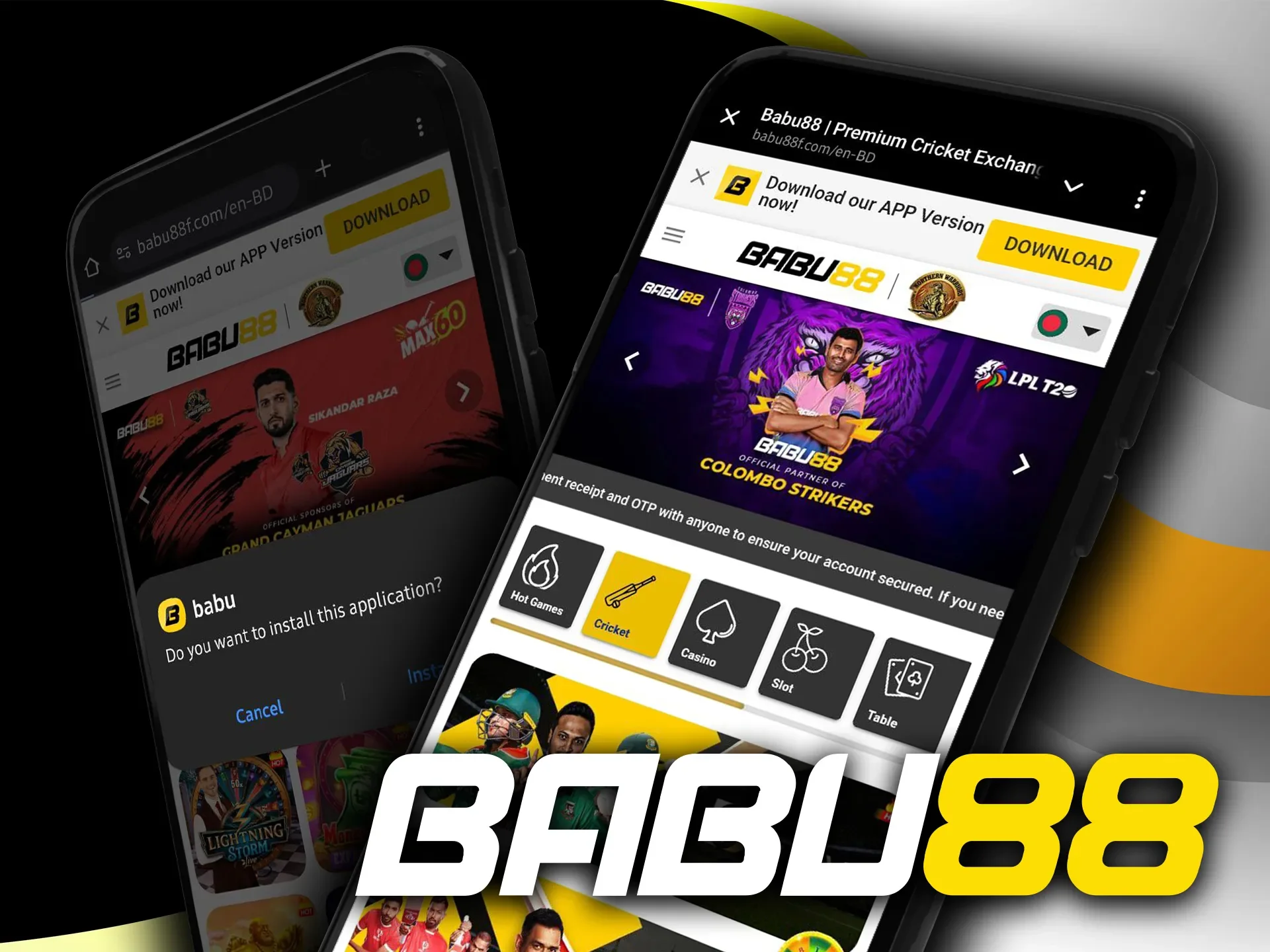 The Babu88 mobile app is available for Android devices.