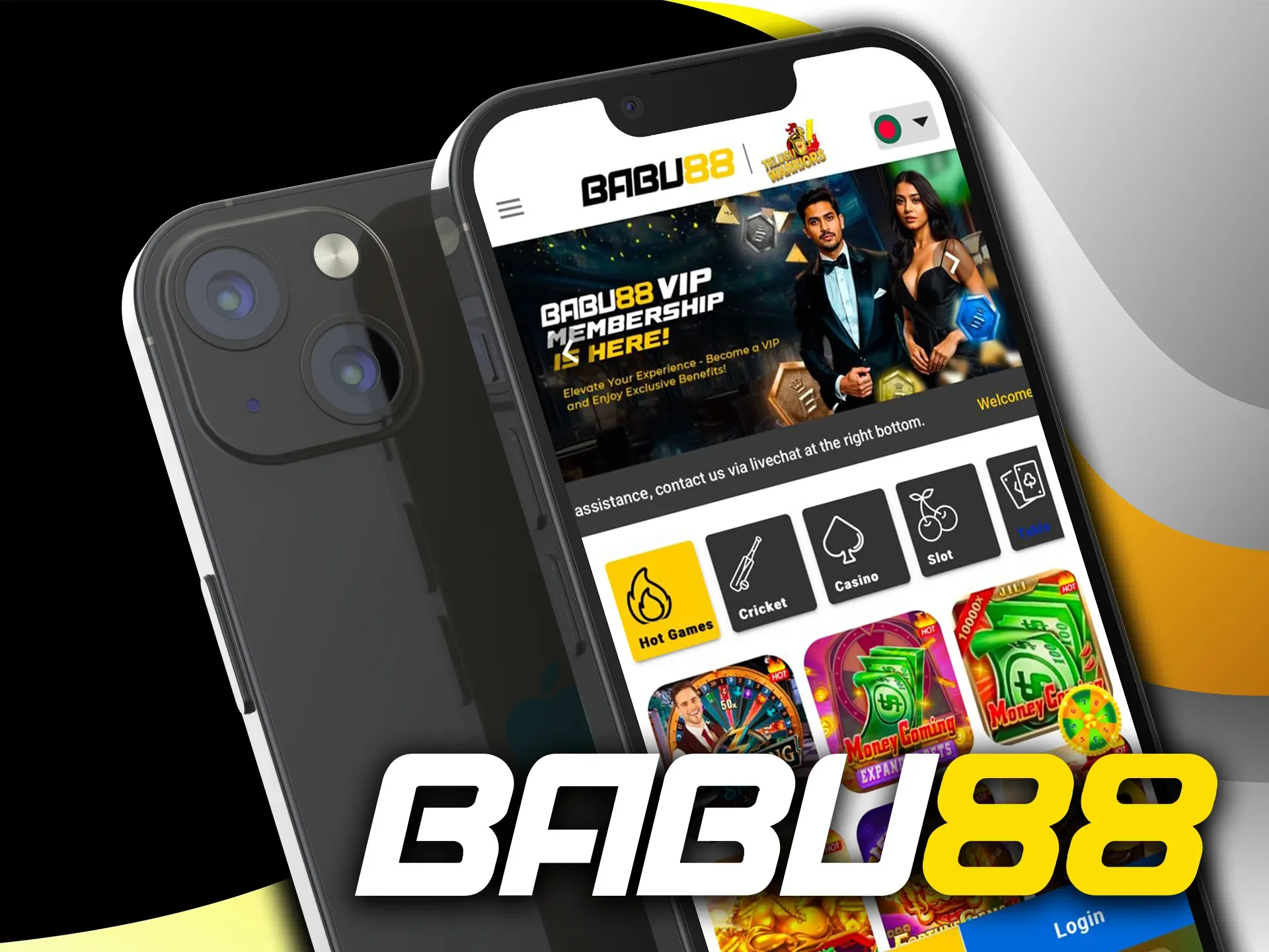 You can easily use Babu88 on your iPhone.